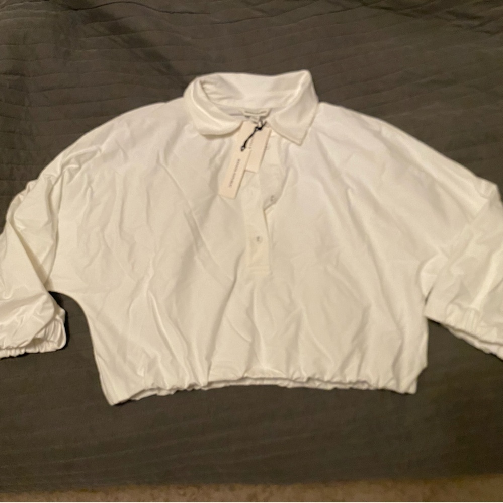 Banana Republic Crisp White Collared Shirt